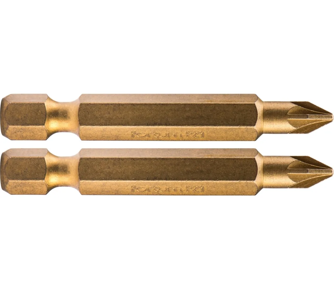 bit křížový pozidriv, sada 2ks, PZ 1x50mm,titan. úprava, S2 bit křížový pozidriv, sada 2ks, PZ 1x50mm,titan. úprava, S2