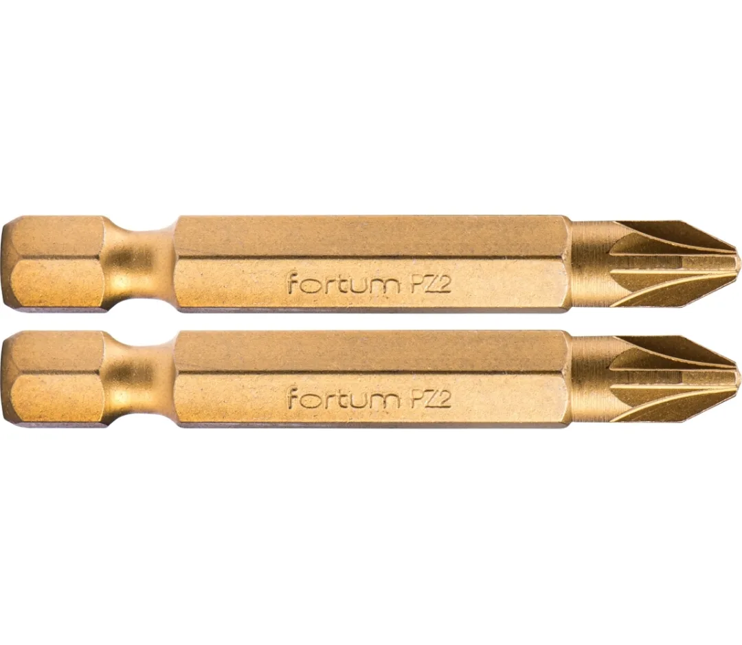 bit křížový pozidriv, sada 2ks, PZ 2x50mm,titan. úprava, S2 bit křížový pozidriv, sada 2ks, PZ 2x50mm,titan. úprava, S2