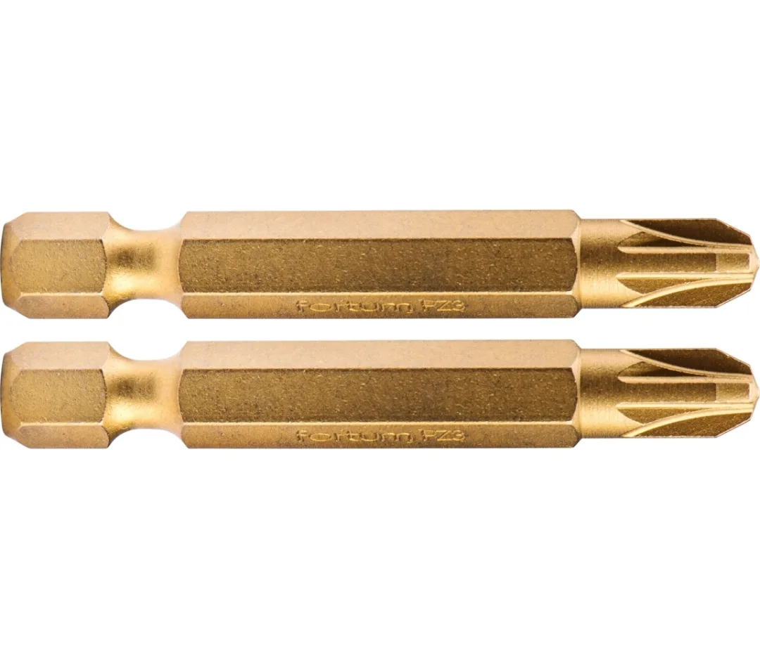 bit křížový pozidriv, sada 2ks, PZ 3x50mm,titan. úprava, S2 bit křížový pozidriv, sada 2ks, PZ 3x50mm,titan. úprava, S2