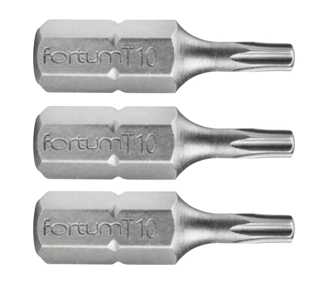 bit TORX, sada 3ks, T 10x25mm, S2 bit TORX, sada 3ks, T 10x25mm, S2