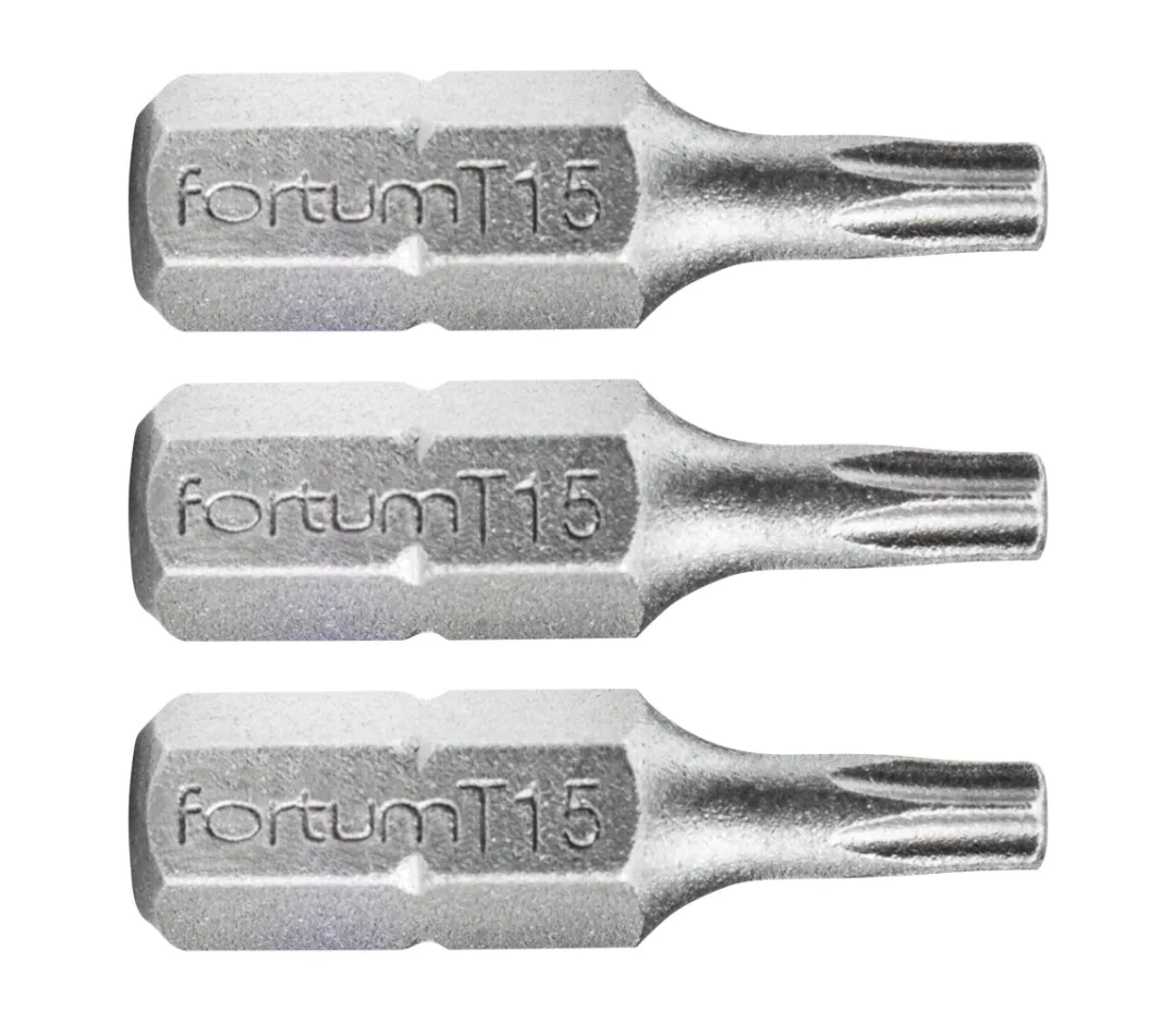 bit TORX, sada 3ks, T 15x25mm, S2 bit TORX, sada 3ks, T 15x25mm, S2