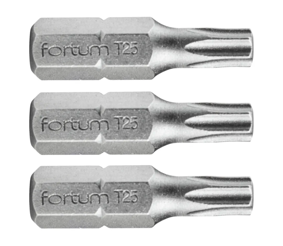 bit TORX, sada 3ks, T 25x25mm, S2 bit TORX, sada 3ks, T 25x25mm, S2