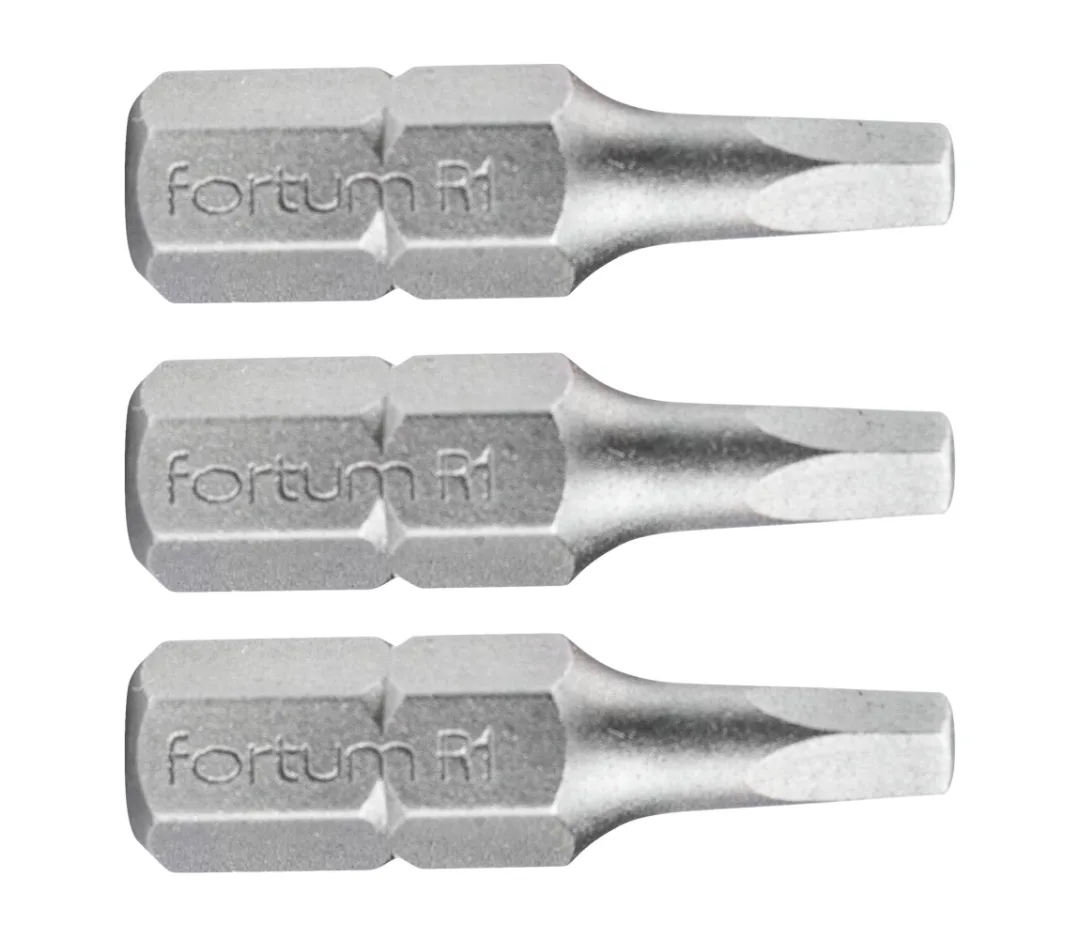 bit čtverec sada 3ks, SQ 1x25mm, S2