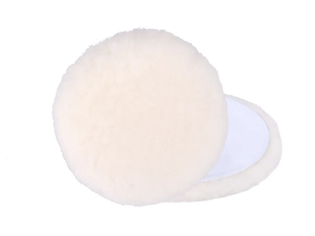 kotouč leštící vlněný, ovčí rouno, T160, 150mm, suchý zip