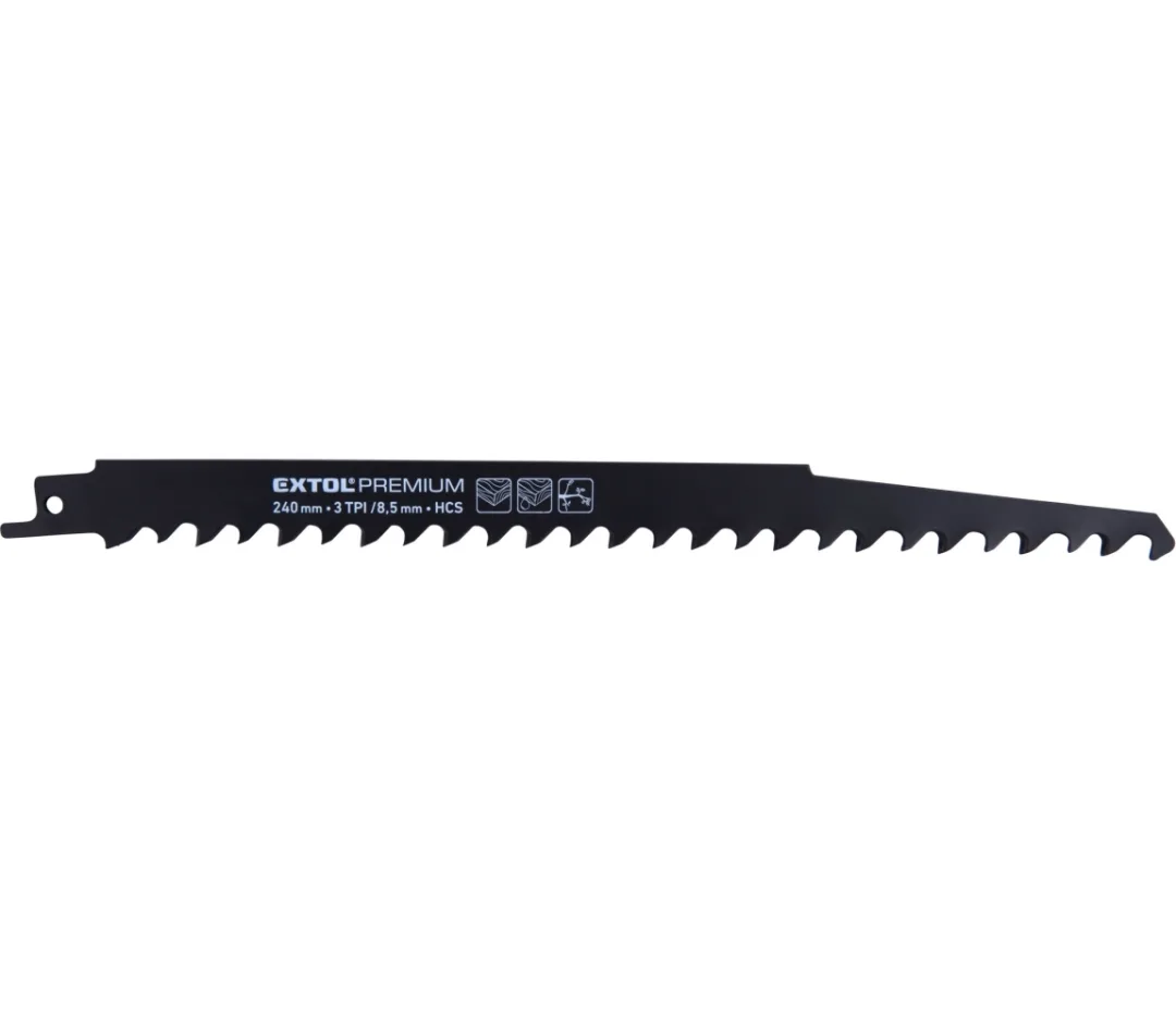 plátky do pily ocasky 3ks, 240x19x1,5mm, HCS plátky do pily ocasky 3ks, 240x19x1,5mm, HCS