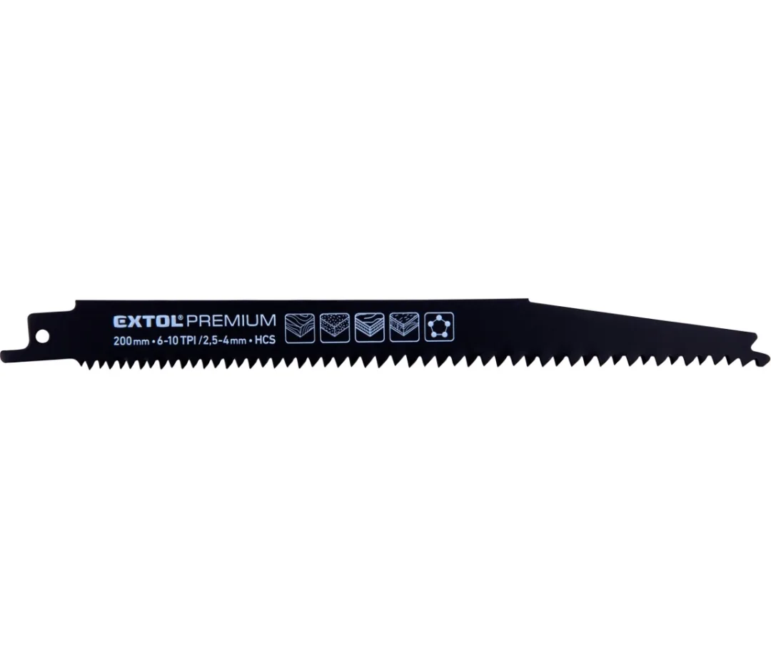 plátky do pily ocasky 3ks, 200x19x1,25mm, HCS plátky do pily ocasky 3ks, 200x19x1,25mm, HCS