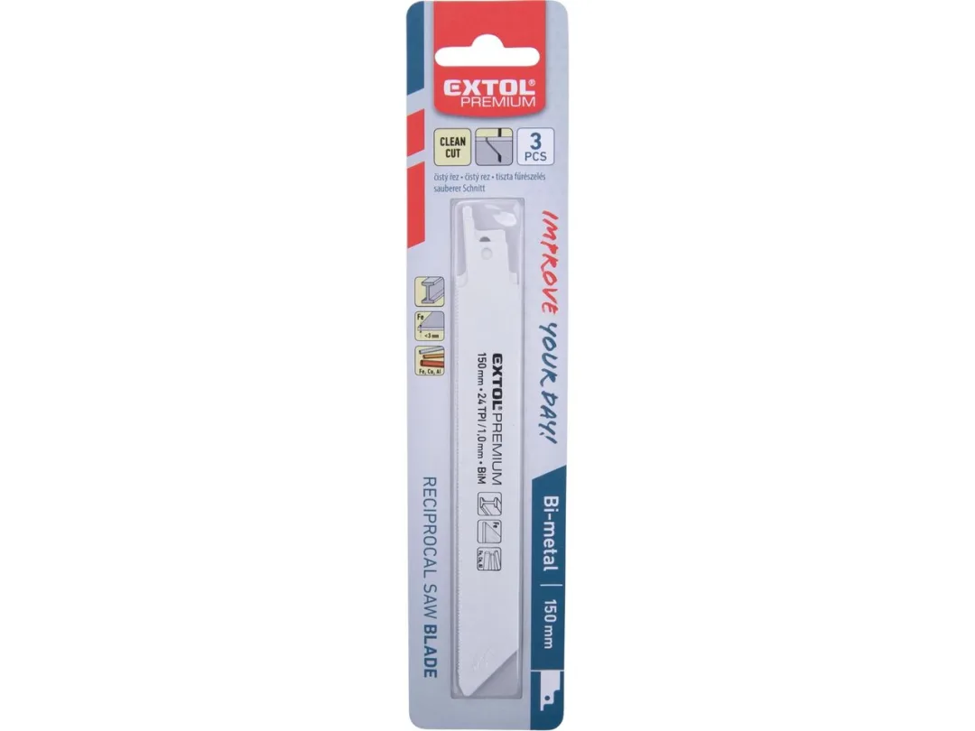 plátky do pily ocasky 3ks, 150x19x0,9mm, Bi-metal a