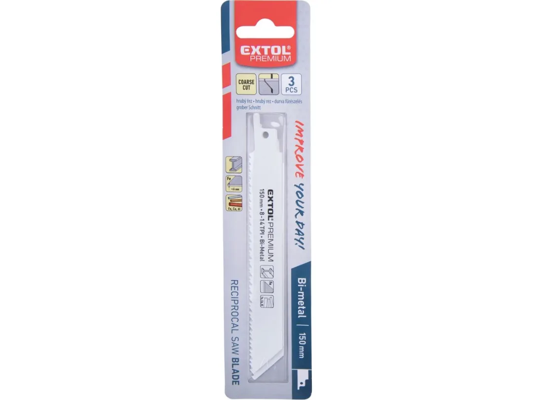 plátky do pily ocasky 3ks, 150x19x0,9mm, Bi-metal a