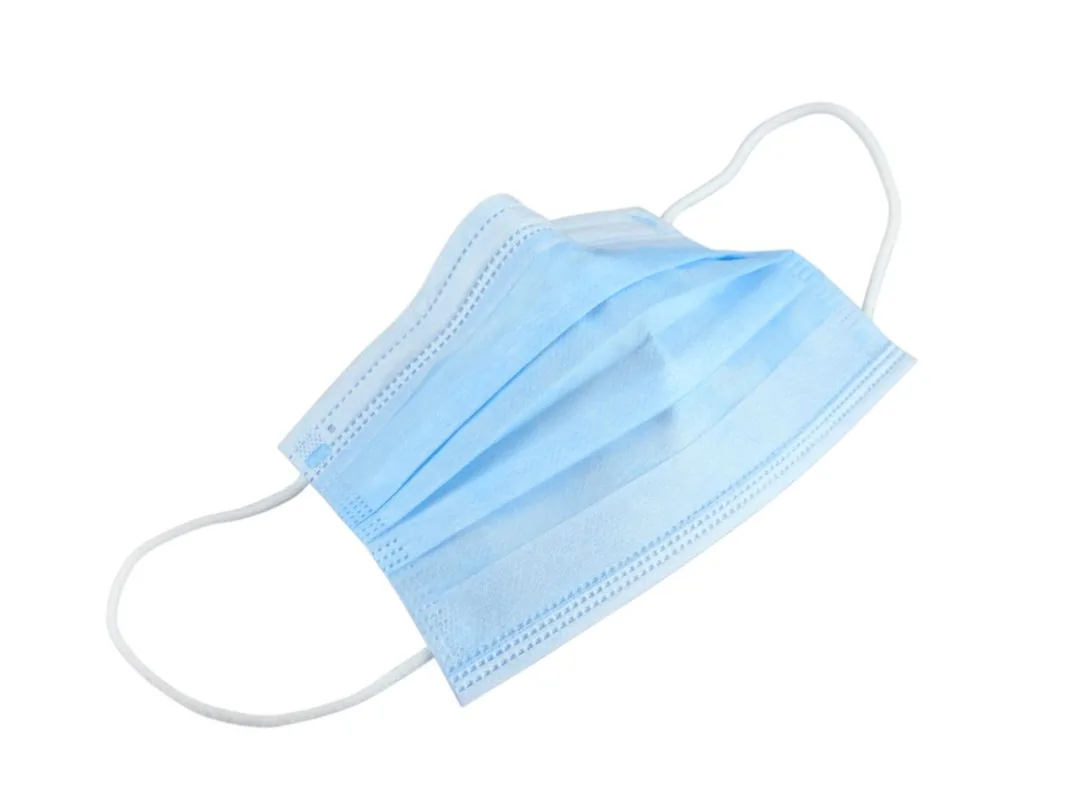 roušky hygienické, balení 50ks, rozměr roušky 17,5 x 9,5cm s gumičkami kolem uší a