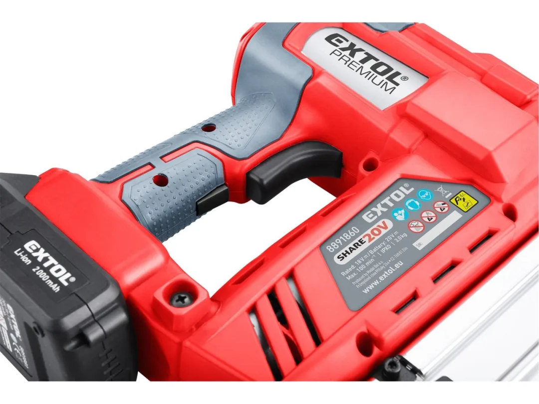hřebíkovačka/sponkovačka aku SHARE20V, 20V Li-ion, 2000mAh d