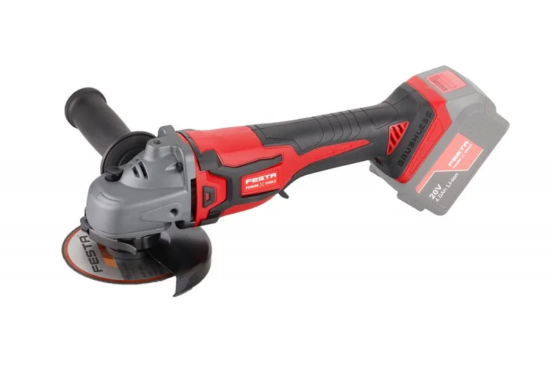 Bruska úhlová AKU FESTA "BRUSHLESS" SHARE20V 125mm (bez baterie a nabíječky) Bruska úhlová AKU FESTA "BRUSHLESS" SHARE20V 125mm (bez baterie a nabíječky)