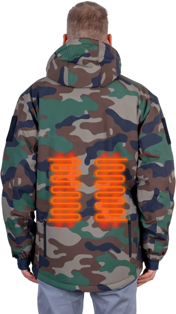 Bunda vyhřívaná + Powerbanka vel M CHJ-M SET Narex Camouflage f