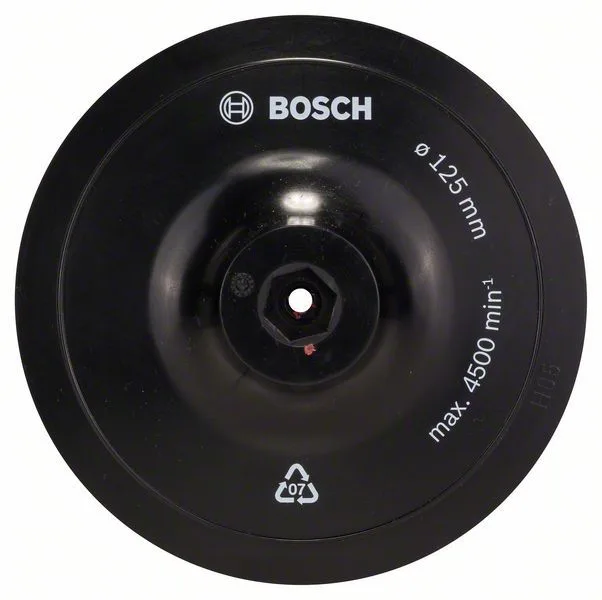 Talíř se suchým zipem - 125 mm, 8 mm Talíř se suchým zipem - 125 mm, 8 mm