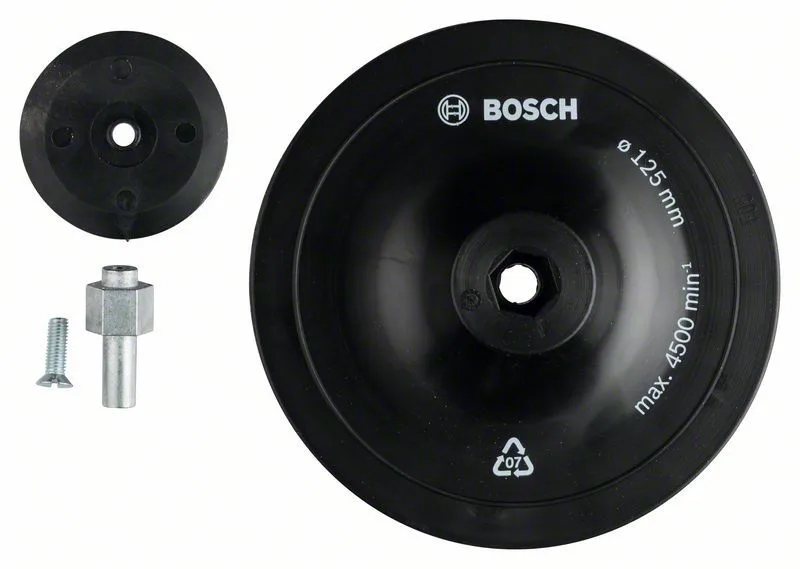 Opěrný talíř - 125 mm, 8 mm Opěrný talíř - 125 mm, 8 mm