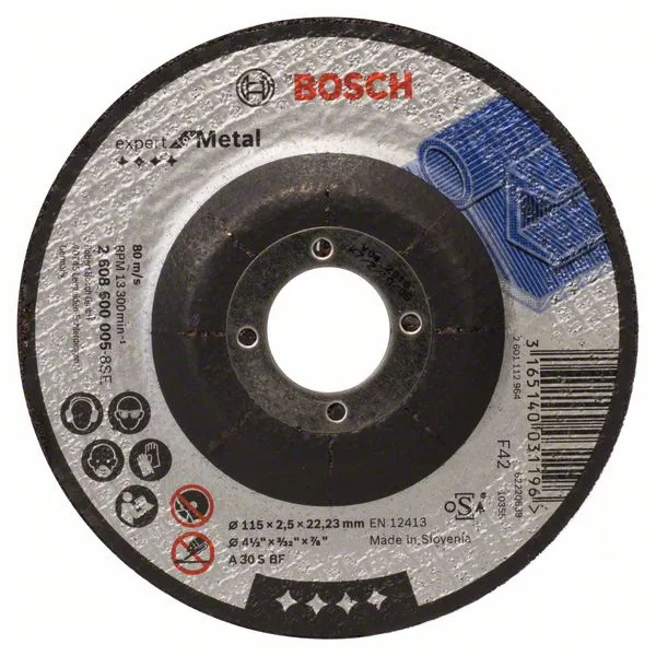 Dělicí kotouč profilovaný Expert for Metal A 30 S BF, 115 mm, 2,5 mm Dělicí kotouč profilovaný Expert for Metal A 30 S BF, 115 mm, 2,5 mm