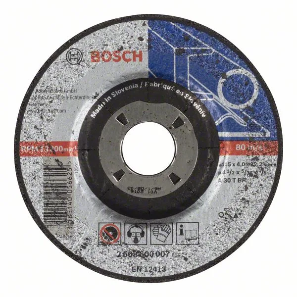 Hrubovací kotouč profilovaný Expert for Metal A 30 T BF, 115 mm, 4,0 mm Hrubovací kotouč profilovaný Expert for Metal A 30 T BF, 115 mm, 4,0 mm