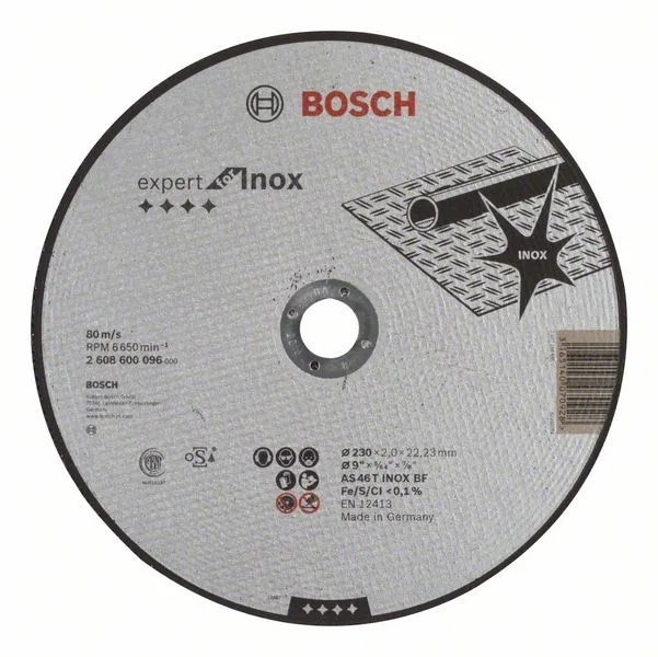 Dělicí kotouč rovný Expert for Inox AS 46 T INOX BF, 230 mm, 2,0 mm Dělicí kotouč rovný Expert for Inox AS 46 T INOX BF, 230 mm, 2,0 mm