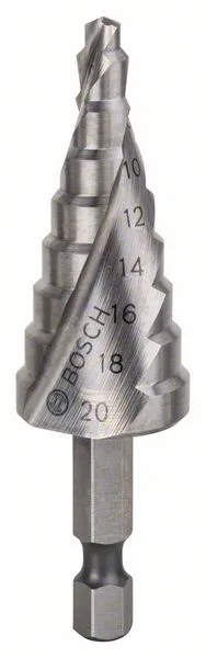 Stupňovitý vrták HSS 4 - 20 mm, 1/4", 70,5 mm Stupňovitý vrták HSS 4 - 20 mm, 1/4", 70,5 mm