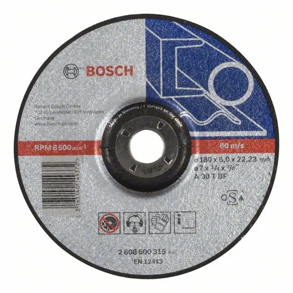 Hrubovací kotouč profilovaný Expert for Metal A 30 T BF, 180 mm, 6,0 mm Hrubovací kotouč profilovaný Expert for Metal A 30 T BF, 180 mm, 6,0 mm