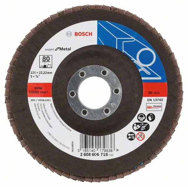 Lamelový brusný kotouč X551, Expert for Metal D = 125 mm; K = 80; lomený Lamelový brusný kotouč X551, Expert for Metal D = 125 mm; K = 80; lomený