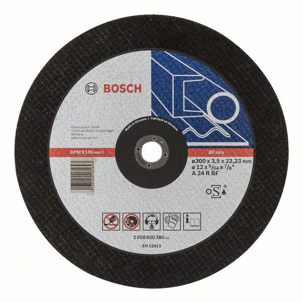 Dělicí kotouč rovný Expert for Metal A 24 R BF, 300 mm, 3,5 mm Dělicí kotouč rovný Expert for Metal A 24 R BF, 300 mm, 3,5 mm