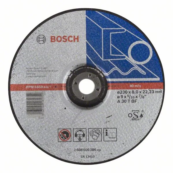 Hrubovací kotouč profilovaný Expert for Metal A 30 T BF, 230 mm, 8,0 mm Hrubovací kotouč profilovaný Expert for Metal A 30 T BF, 230 mm, 8,0 mm