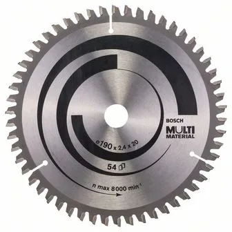 Pilový kotouč Multi Material 190x20/16x2,4 mm, 54 Pilový kotouč Multi Material 190x20/16x2,4 mm, 54