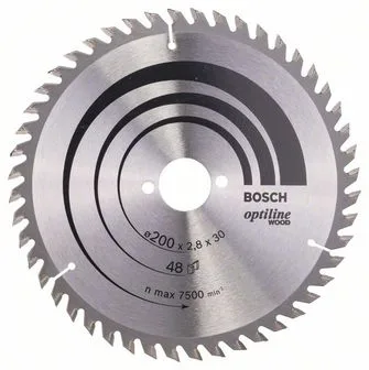 Pilový kotouč Optiline Wood 200x30x2,8 mm, 48 Pilový kotouč Optiline Wood 200x30x2,8 mm, 48