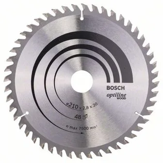 Pilový kotouč Optiline Wood 210x30x2,8 mm, 48 Pilový kotouč Optiline Wood 210x30x2,8 mm, 48