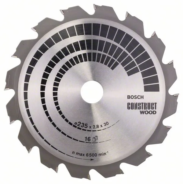 Pilový kotouč Construct Wood 235 x 30/25 x 2,8 mm; 16 Pilový kotouč Construct Wood 235 x 30/25 x 2,8 mm; 16