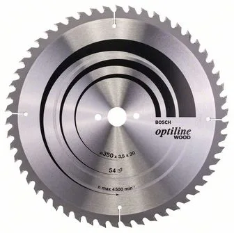 Pilový kotouč Optiline Wood 350x30x3,5 mm, 54 Pilový kotouč Optiline Wood 350x30x3,5 mm, 54
