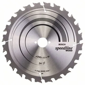 Pilový kotouč Speedline Wood 250x30x3,2 mm, 24 Pilový kotouč Speedline Wood 250x30x3,2 mm, 24