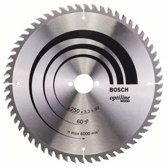 Pilový kotouč Optiline Wood 250x30x3,2 mm, 60 Pilový kotouč Optiline Wood 250x30x3,2 mm, 60