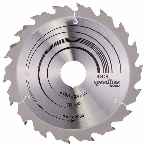 Pilový kotouč Speedline Wood 165 x 30 x 2,4 mm, 18 Pilový kotouč Speedline Wood 165 x 30 x 2,4 mm, 18