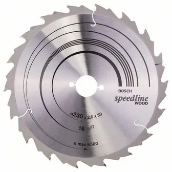 Pilový kotouč Speedline Wood - 230 x 30 x 2,6 mm, 18 BOSCH Pilový kotouč Speedline Wood - 230 x 30 x 2,6 mm, 18 BOSCH