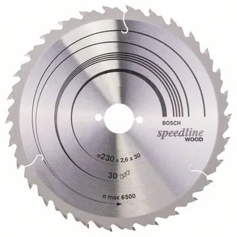 Pilový kotouč Speedline Wood - 230 x 30 x 2,6 mm, 30 BOSCH Pilový kotouč Speedline Wood - 230 x 30 x 2,6 mm, 30 BOSCH