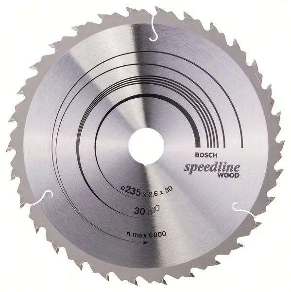 Pilový kotouč Speedline Wood 235 x 30/25 x 2,6 mm, 30