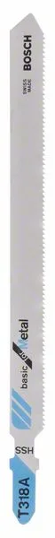 Pilový plátek do kmitací pily T 318 A Basic for Metal Pilový plátek do kmitací pily T 318 A Basic for Metal