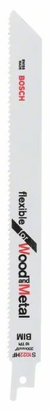 Pilový plátek do pily ocasky S 1022 HF Flexible for Wood and Metal Pilový plátek do pily ocasky S 1022 HF Flexible for Wood and Metal