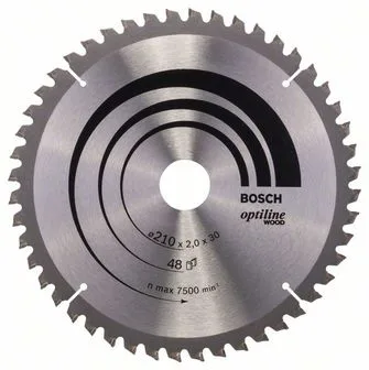 Pilový kotouč Optiline Wood 210x30x2,0 mm, 48 BOSCH Pilový kotouč Optiline Wood 210x30x2,0 mm, 48 BOSCH