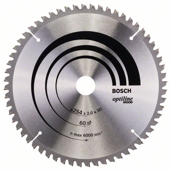 Pilový kotouč Optiline Wood 254 x 30 x 2,0 mm, 60 Pilový kotouč Optiline Wood 254 x 30 x 2,0 mm, 60