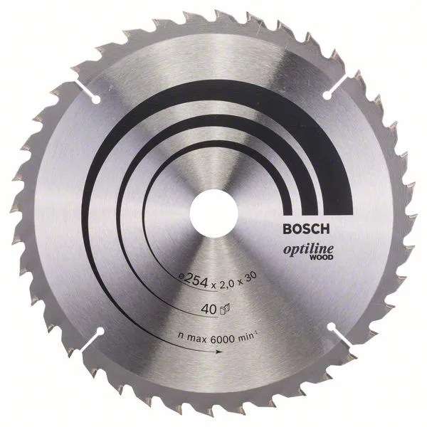 Pilový kotouč Optiline Wood 254 x 30 x 2,0 mm, 40