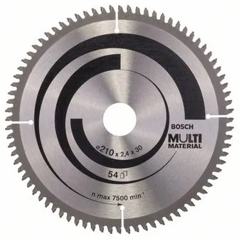 Pilový kotouč Multi Material 210x30x2,5 mm, 80 BOSCH Pilový kotouč Multi Material 210x30x2,5 mm, 80 BOSCH
