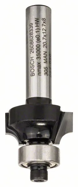 Zaoblovací fréza 8 mm, R1 4 mm, L 10,5 mm, G 53 mm Zaoblovací fréza 8 mm, R1 4 mm, L 10,5 mm, G 53 mm