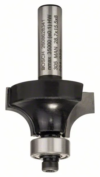 Zaoblovací fréza 8 mm, R1 8 mm, L 15,2 mm, G 53 mm Zaoblovací fréza 8 mm, R1 8 mm, L 15,2 mm, G 53 mm