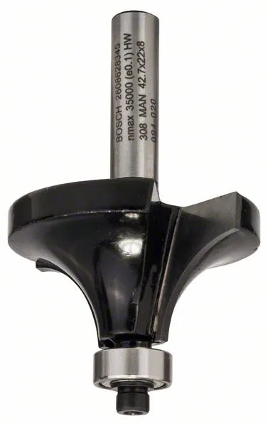 Zaoblovací fréza 8 mm, R1 15 mm, L 22 mm, G 66 mm Zaoblovací fréza 8 mm, R1 15 mm, L 22 mm, G 66 mm