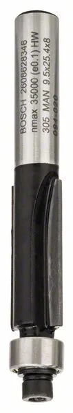 Zarovnávací fréza 8 mm, D1 9,5 mm, L 25,4 mm, G 68 mm Zarovnávací fréza 8 mm, D1 9,5 mm, L 25,4 mm, G 68 mm