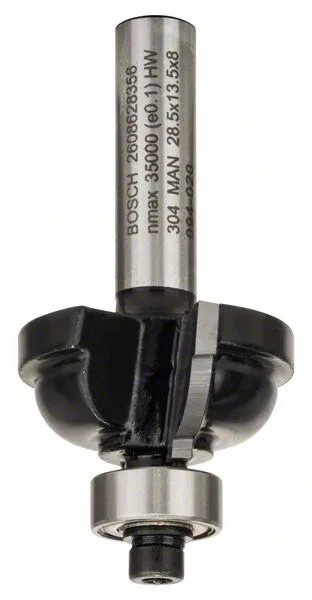 Profilová fréza F 8 mm, R1 6,3 mm, D 28,5 mm, L 13,2 mm, G 54 mm Profilová fréza F 8 mm, R1 6,3 mm, D 28,5 mm, L 13,2 mm, G 54 mm