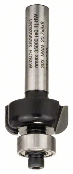 Profilová fréza E 8 mm, R1 4 mm, D 20,7 mm, L 9 mm, G 53 mm Profilová fréza E 8 mm, R1 4 mm, D 20,7 mm, L 9 mm, G 53 mm