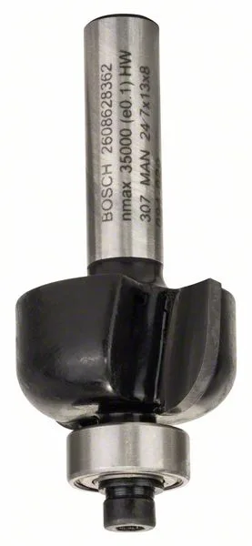 Žlábkovací fréza 8 mm, R1 6 mm, D 24,7 mm, L 13 mm, G 53 mm Žlábkovací fréza 8 mm, R1 6 mm, D 24,7 mm, L 13 mm, G 53 mm